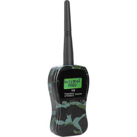 N8 Tragbares Funkfrequenzzähler-Messgerät Walkie-Talkie mit CTCCSS/DCS-Decoder für Auto, Marine, Tarnung