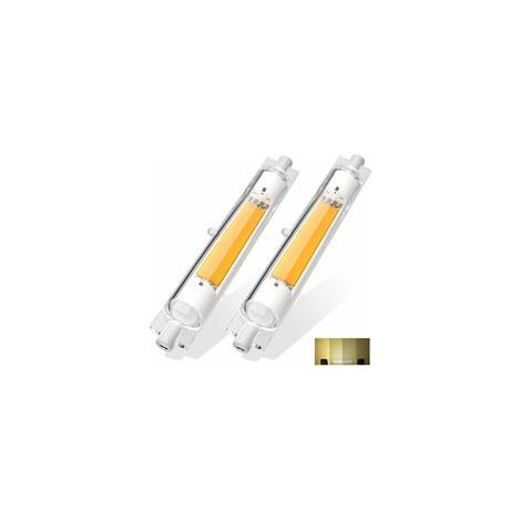 2 x Ampoules LED R7S 118 mm dimmables, 20 W, lumière blanche naturelle 4500 K, sans scintillement, remplacement des halogènes (1/5)