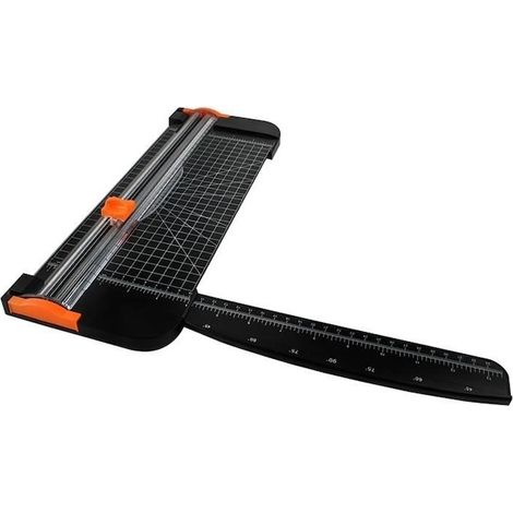 Taglierina per carta, formato A3, A4, B4, B5, portata massima 12 fogli, grammatura 80 g/m2. (1/5)
