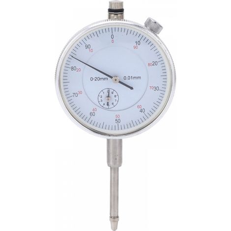 Indicateur à Cadran Mécanique Indicateur à Cadran de Haute Précision pour Mesure d'Instrument 0-20mm (1/5)