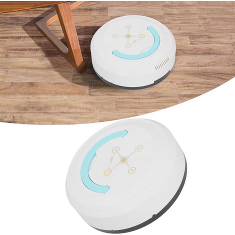 Intelligenter Saugroboter, wiederaufladbar über USB, ideal für Zuhause und Wohnzimmer (weiß). (1/5)