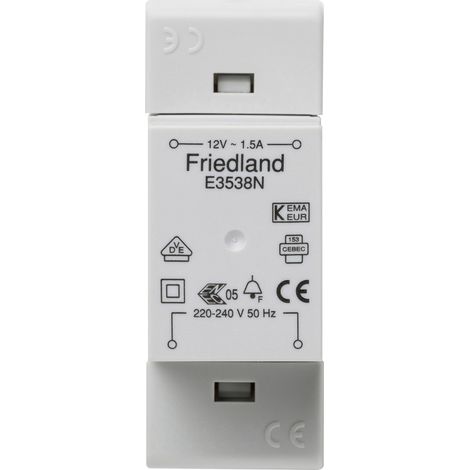 Honeywell Home E3538N Klingel-Transformator 12 V/AC 1.5 A (1/2)