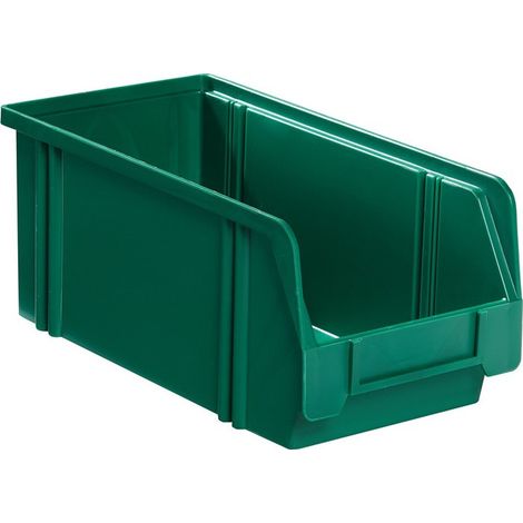 Contenedor de almacenamiento L350 / 300xW200xH200mm PS verde LA-KA-PE (Por 10)