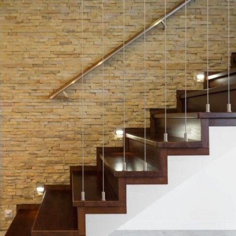 Balise LED saillie carrée 2W 220V 55° IP65 pour escalier – Lumière blanche neutre 4000K – Protection IP65 pour intérieur et extérieur (1/5)