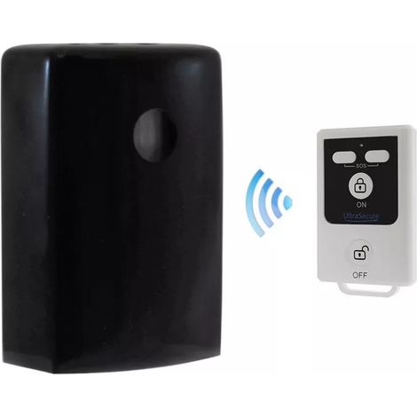 Ultra Secure – Détecteur de mouvement sans fil 2-en-1 avec sirène 130dB intégrée – Télécommande 100m – Capot de protection extérieur – Autonome 12-18 mois (1/5)