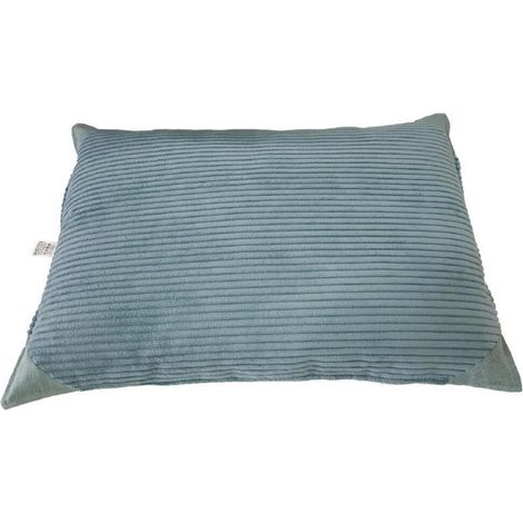 Cuscino sfoderabile per cani elegance velluto azzurro 70 cm