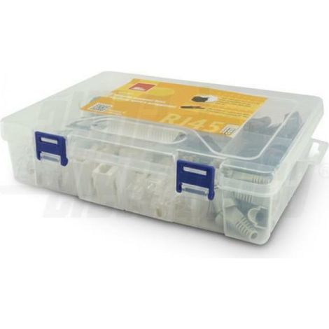 Alpha elettronica kit valigetta accessori rj45, spine e accoppiatori kit.001 (1/3)