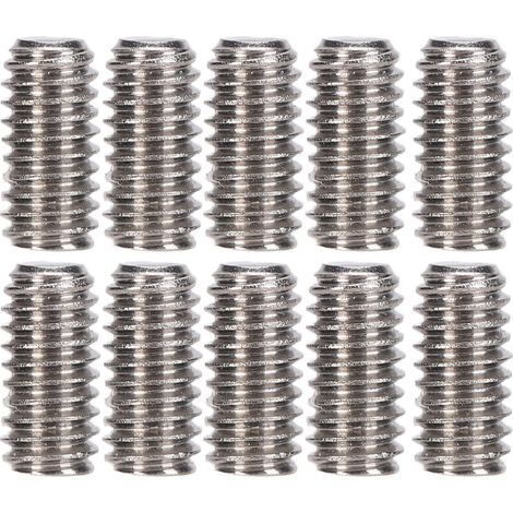 Kit d'assortiment de 50 vis sans tête en acier inoxydable A2-70, vis de fixation M2,5 x 5 (1/5)