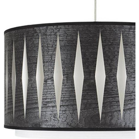 Colgante Alexandra 1xe27 Cromo/madera Negra Regx40x40 cm (1/2)