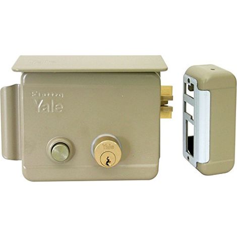 Serratura Cancello Applicare Elettrica 68880 Yale Vern C.tondo Fisso M2