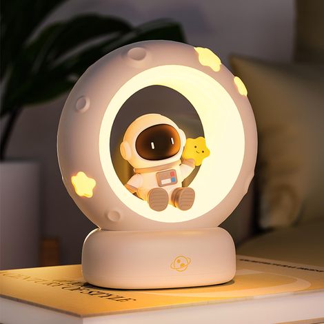 Veilleuse Enfant Astronautes Rechargeable, Lampe Nuit Bébé Chambre Nouveau né Lampe Chevet, Cadeau Naissance Garçons (1/5)