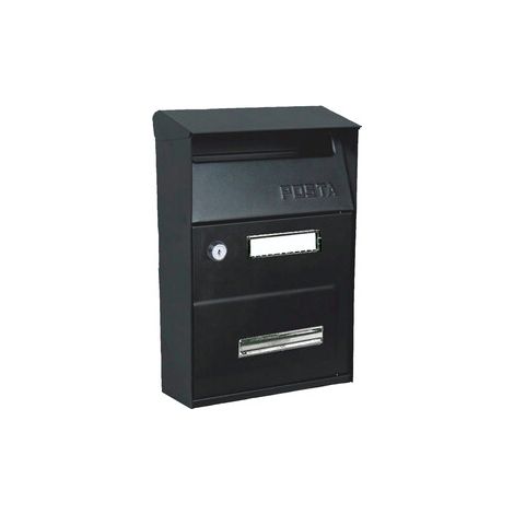 C CASSETTA POSTALE AUSTRIA NERO 9005 21.5X10.5X32CM- 1,0 pz