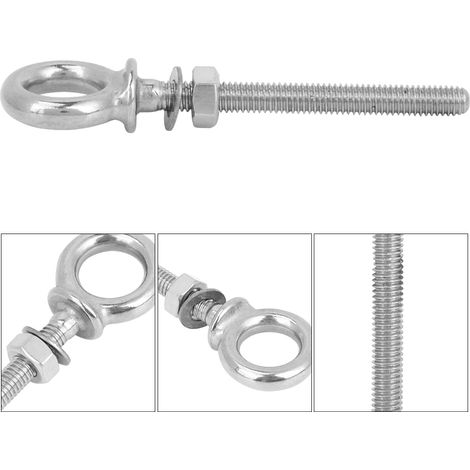 Boulon à œil en acier inoxydable 316 pour levage industriel et câbles métalliques (ZWS6705-10)