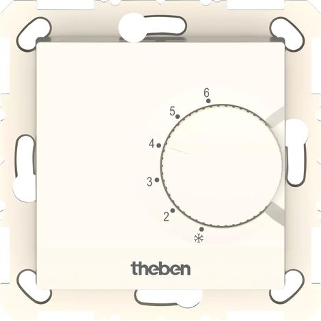 THEBEN 7410300 RAMSES 741 S THERMOSTAT D'AMBIANCE ENCASTRABLE AVEC MOLETTE DE RÉGLAGE
