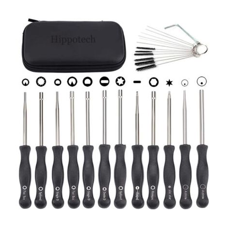Pair Lot de 12 outils de réglage de carburateur avec scredrivers acircle pour petit moteur 2 temps pour Husqvarna pour STHIL pour tronçonneuse ECHO (1/5)