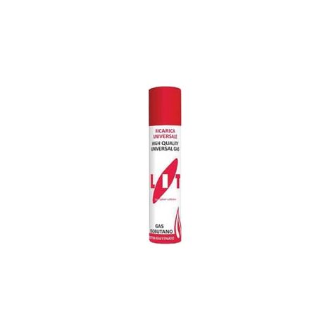 RICARICA GAS BUTANO IN BOMBOLETTA METALLO- - ml.90 - 12 blister