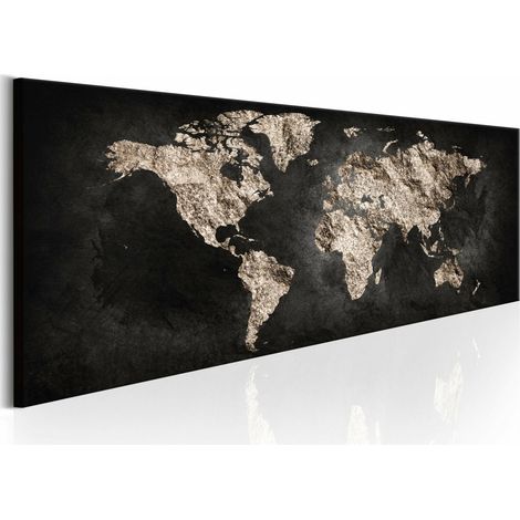 Tableau monde plein de secrets - 150 x 50 cm (1/4)