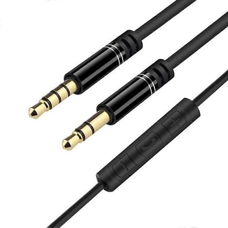 Câble d'extension pour casque audio 1,2 m - Fil de rallonge pour écouteurs