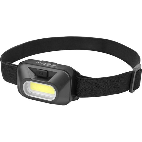 ANSMANN batteriebetriebene Kopflampe Stirnlampe mit 125 Lumen