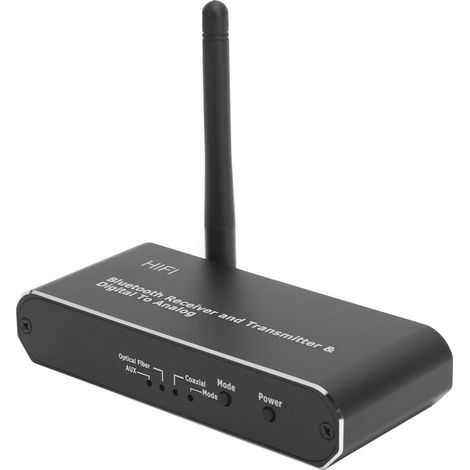 Módulo transceptor Bluetooth inalámbrico con salida coaxial digital y decodificación aptX HD para la transmisión de audio de alta fidelidad en el ámbito del entretenimiento doméstico.