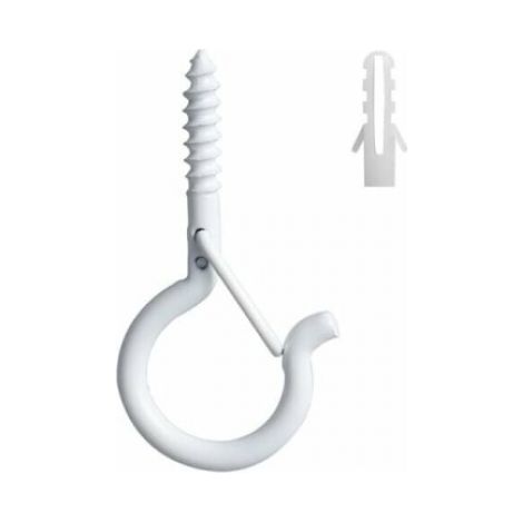 Lot de 10 pitons à visser pour fixation murale, armoires, plafonniers. (1/5)