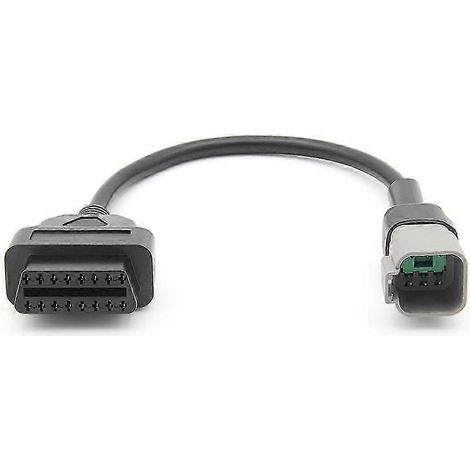 Adaptateur de câble de diagnostic OBD2 6 broches vers 16 broches pour motos, VTT et UTV CAN-AM (1/5)