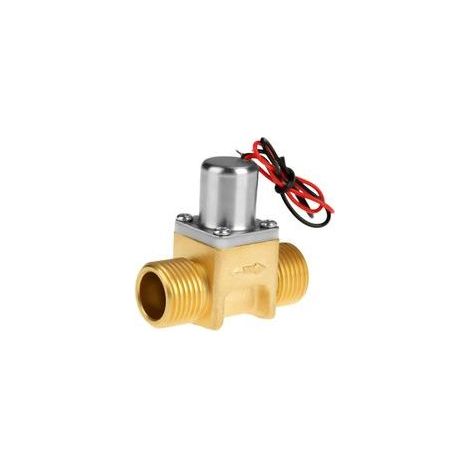Électrovanne à impulsions de débit d'eau 4,5 V CC 1/2\ (1/5)