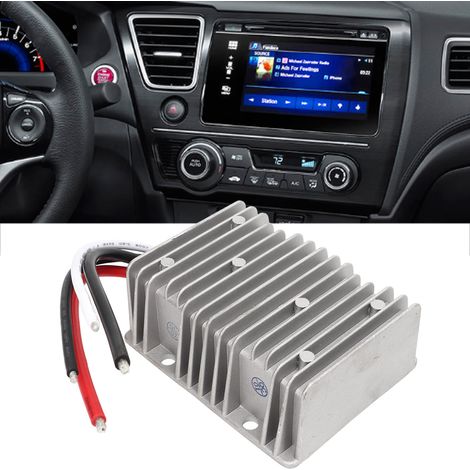 Convertisseur abaisseur DC-DC (8V-40V à 13,8V, 25A, 345W) module régulateur de tension étanche pour voiturettes de golf et voiturettes de club. (1/5)