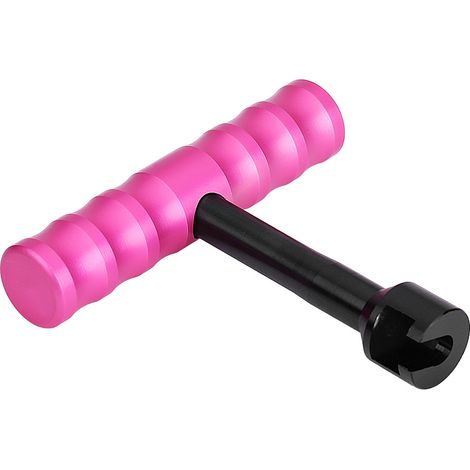 Kit de retrait de bosses sans peinture carrosserie, arracheur lève-rayures T-Bar poignée rouge rose (1/5)