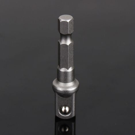 3-teiliger Sechskant-Steckschlüsseladapter für 1/4", 3/8", 1/2"-Antrieb - schlagschrauberkompatibel