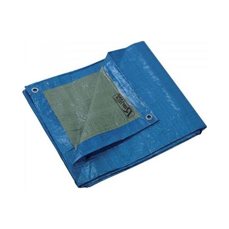 Ribiland – Bâche de protection légère imperméable 3x5m – Traitement anti-UV – Œillets en aluminium tous les 1m – PRB06503X05