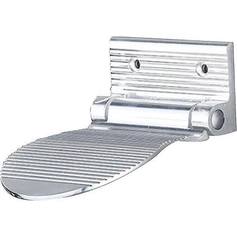 Repose-pieds de douche pour rasage, repose-pieds de salle de bain pour femmes enceintes et personnes âgées, repose-pieds de douche et de bain (couleur : argent) (1 pièce) (1/5)