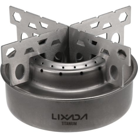 Lixada Mini-Titan-Campingkocher mit Kreuzhalterung und Grillrost