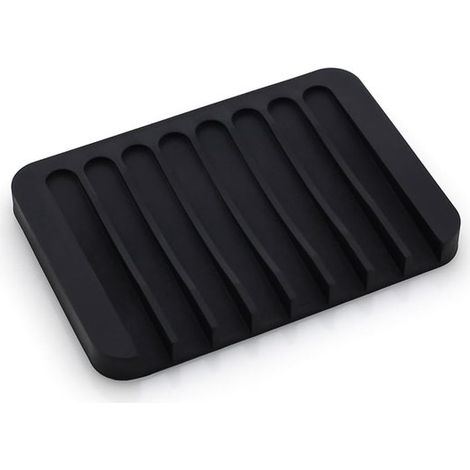 Portasapone autosvuotante in silicone di alta qualità, porta sapone per doccia, bagno, cucina e vasca, mantiene il sapone asciutto e pulito, (1/5)