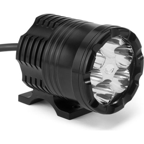 RHG Phare Moto Feux Additionnels LED,40W Ronde LED Phares Avant Moto Anti Brouillard Projecteur Phare LED Phares supplémentaires 12V 24V 3600LM pour Road 4X4 ATV 2Pcs