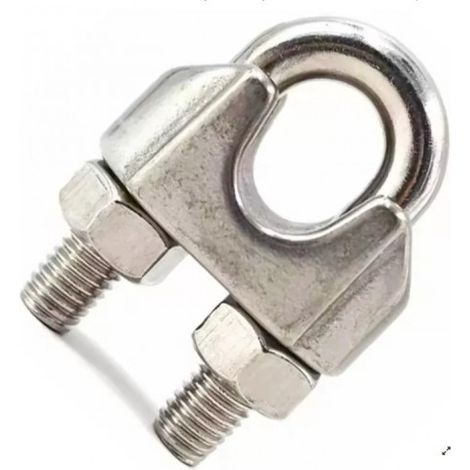 SUJETACABLES INOXIDABLE AISI-316 DE 1/4" (CABLE DE 6MM)-BEZABALA