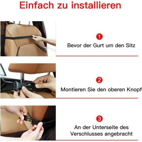Organisateur de siège arrière de voiture avec support de tablette, 9 compartiments de rangement, organiseur de siège de voiture (1/4)