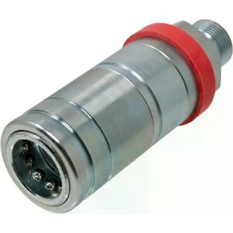 Compatible avec les raccords rapides hydrauliques femelles 6400, 6410, 6420, 6430 et 7430, Coupler Masers AL166181, AL119348 et AL200979. (1/5)