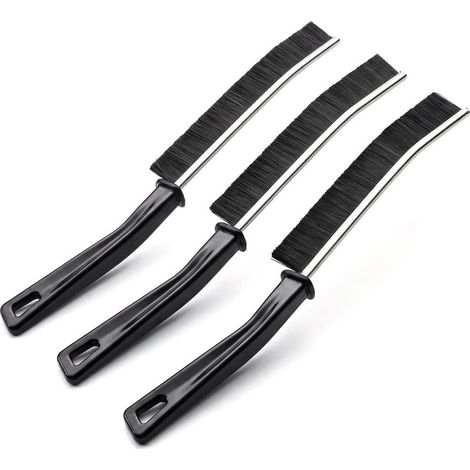 Lot de 3 Brosses de Nettoyage à Poils Durs – Brosse à Joints Carrelage, Idéal pour Salle de Bain, Cuisine, Toilettes, Évier, Douche et Sols (1/5)
