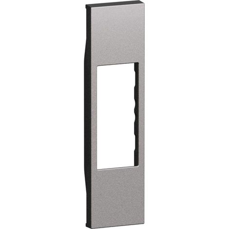 BTICINO KS07 - Cover Living Now 1 Modulo Steel Cover Connettori RJ e A/V