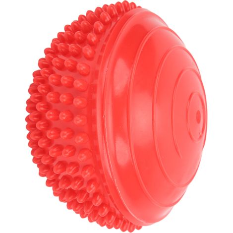 Balle de massage semi-circulaire pour le yoga, appareil d'entraînement tactile, balle d'équilibre pour le yoga, équipement pour la petite enfance, rouge (1/5)
