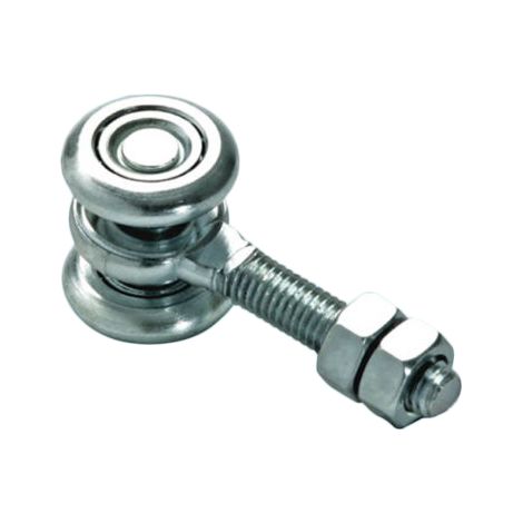 Scorrevole Cancelli Comunello filettati Art. 2 - 2 ruote 24 mm - filetto 12 MA 1 Pz