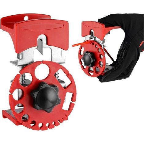 Machine à Dénuder Manuelle, 24AWG-0AWG Denudeur Cable Electrique Manuelle Efficace et Simple avec Profondeur Réglable pour Fil AWG Solide et Toronné—BR-Vie(plateau en plastique),7.57.512CM (1/5)