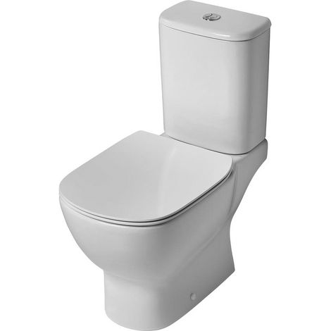 Ideal Standard Tesi Close Coupled Toilet with 4/2.6 Litre Cistern - Slim Soft Close Seat and Cover (1/5)