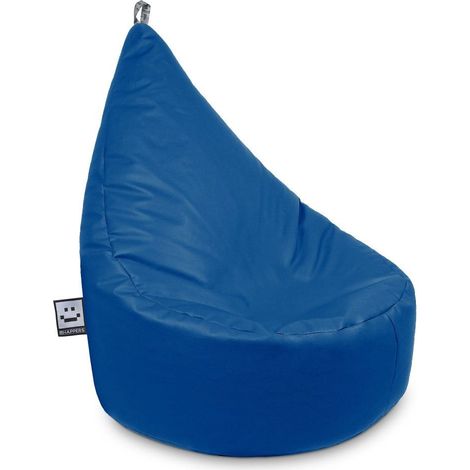 Pouf Fauteuil Similicuir Indoor Bleu Happers Enfant Bleu (1/4)