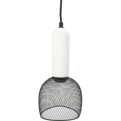 Jandei - Lámpara colgante jaula redondeada 14cm para bombilla E27