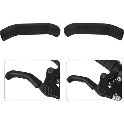 Protecteur de Levier de Frein Vélo Anti-Dérapant 5 Couleurs - Noir (1/5)