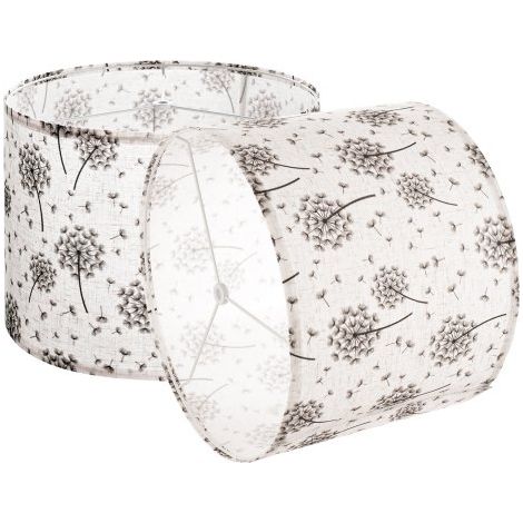 Abat-jour tambour - 2 pcs - 33x33x25 cm abat-jour de remplacement (1/5)