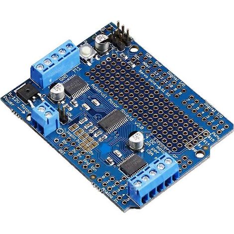 Kit de carte d'extension moteur/pas à pas/servo Adafruit pour Arduino Uno/Mega, V2.3, 1438 (1/5)