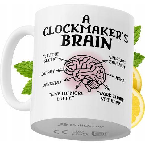 Lustige Kaffeetasse mit witzigem Textdesign für Uhrmacher – ideal für Geburtstage, Namenstage und Feiertage. Hochwertige Tasse für besondere Anlässe, ob zu Hause, im Büro oder bei der Arbeit. Farbe: W